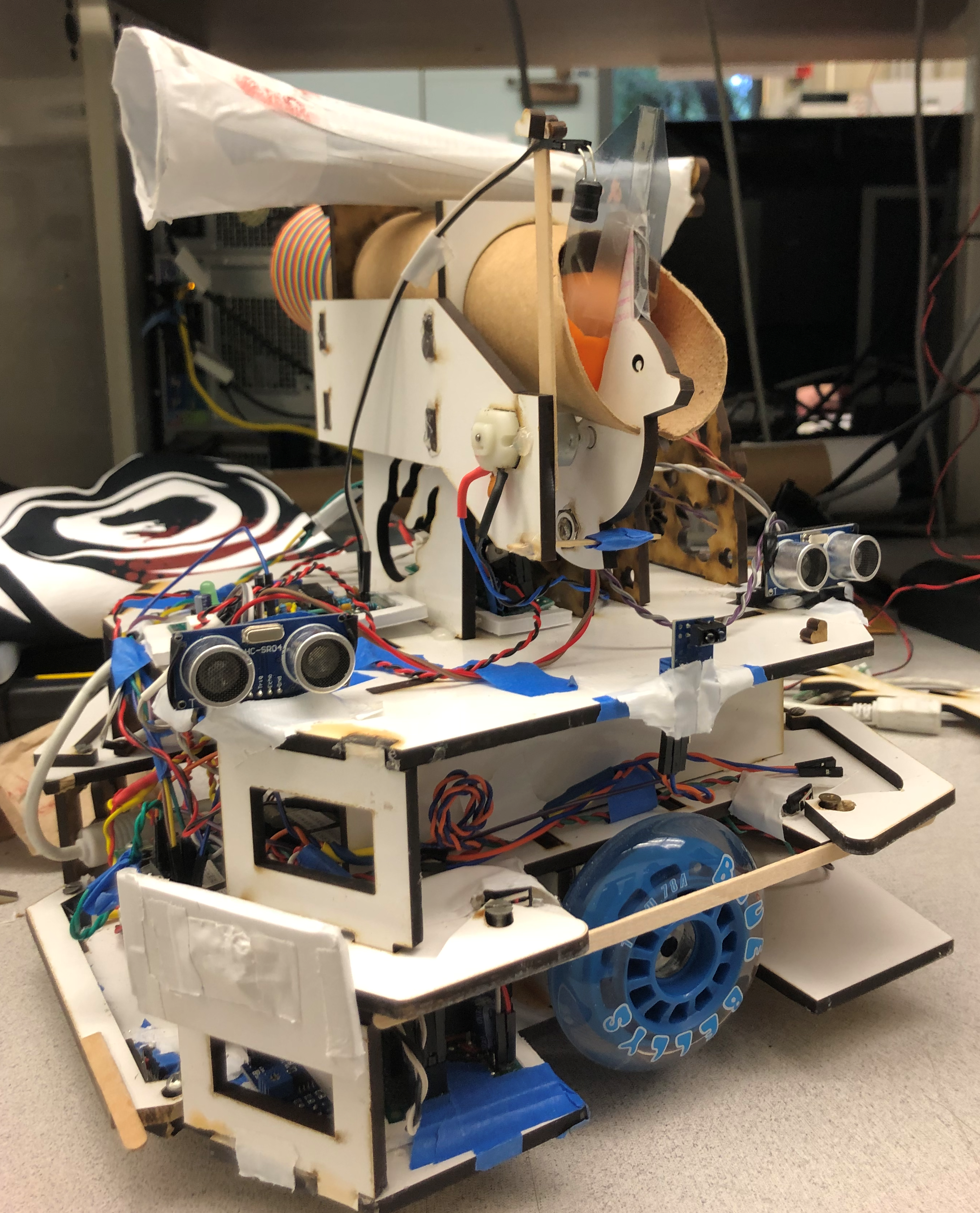 Isometric View of the Completed Robot Submission